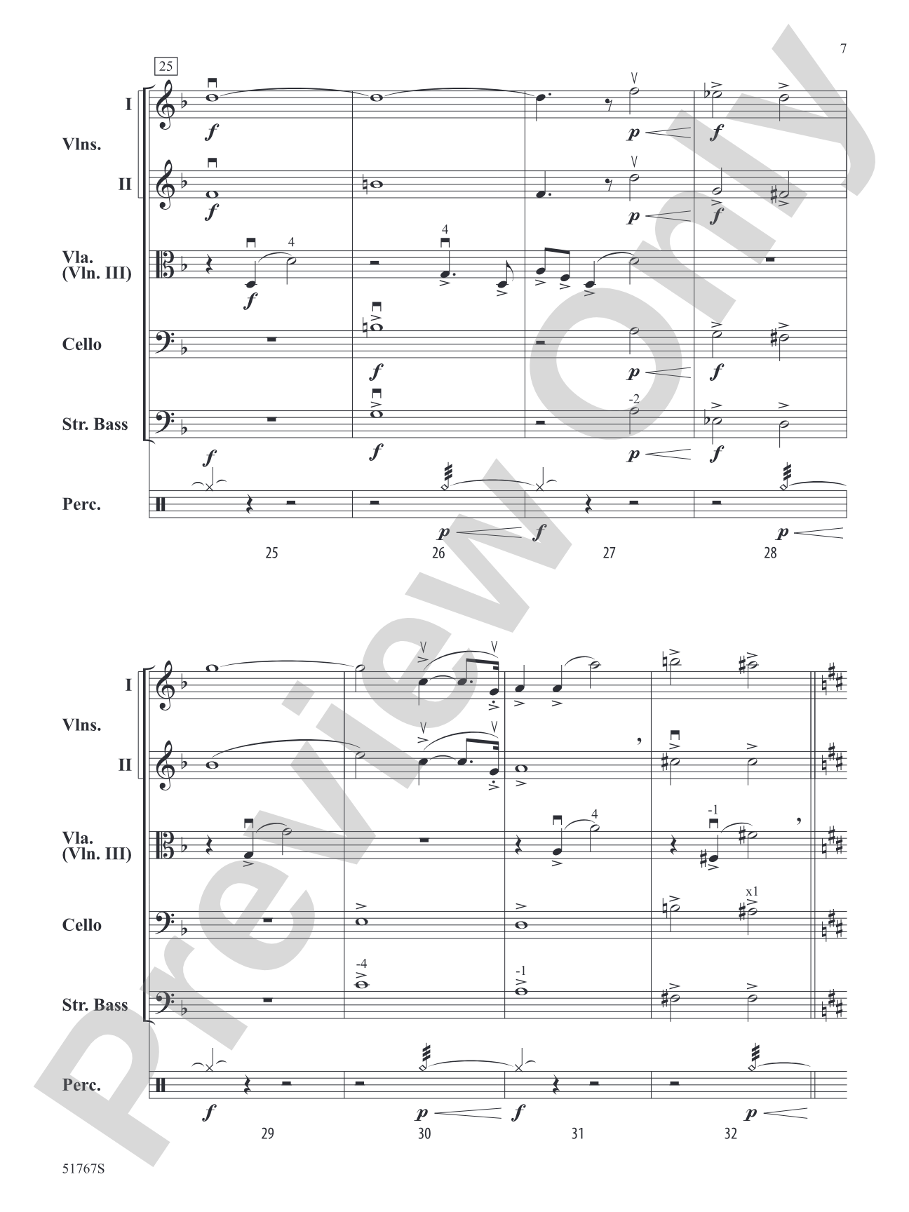 The Avengers: String Orchestra Conductor Score & Parts