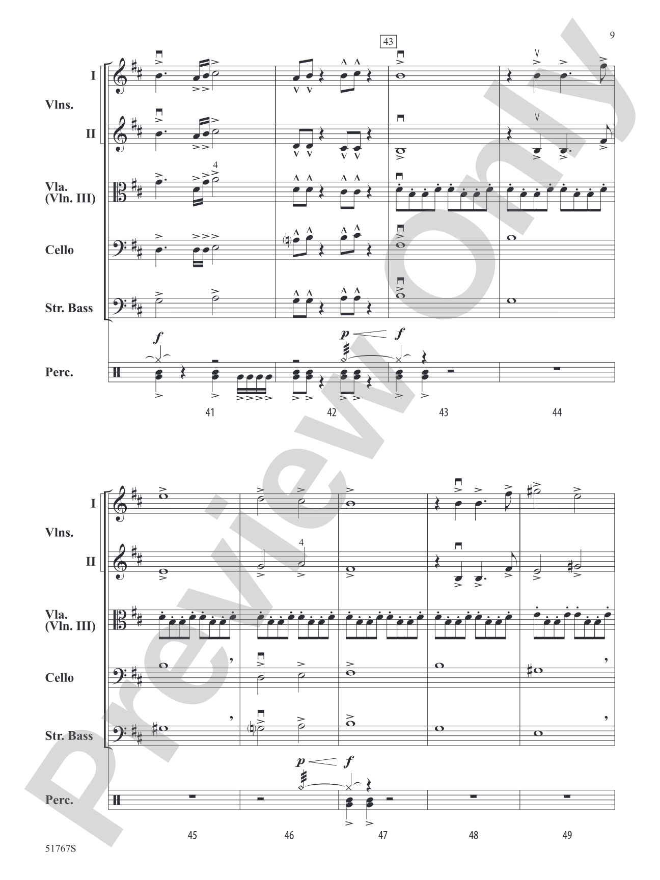 The Avengers: String Orchestra Conductor Score & Parts