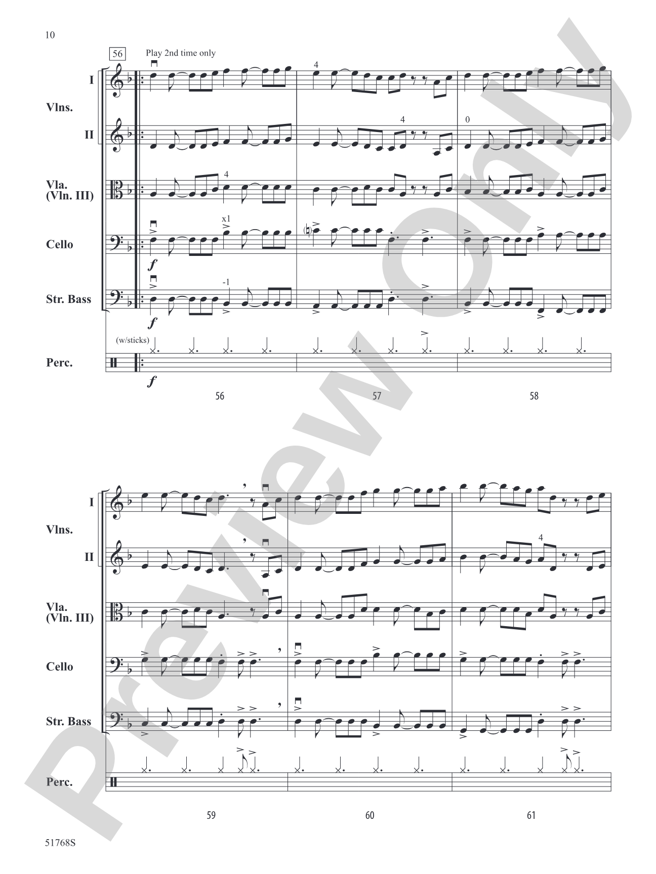 The Pirates of the Caribbean: The Curse of the Black Pearl: String Orchestra Conductor Score & Parts