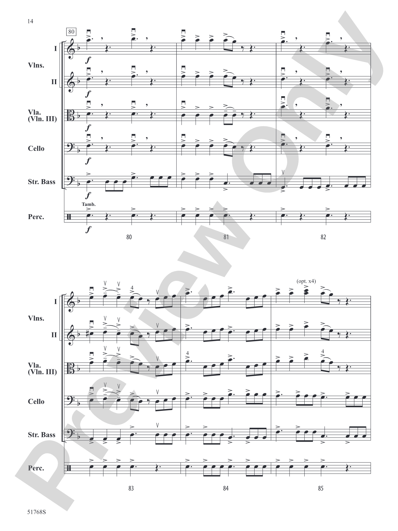The Pirates of the Caribbean: The Curse of the Black Pearl: String Orchestra Conductor Score & Parts