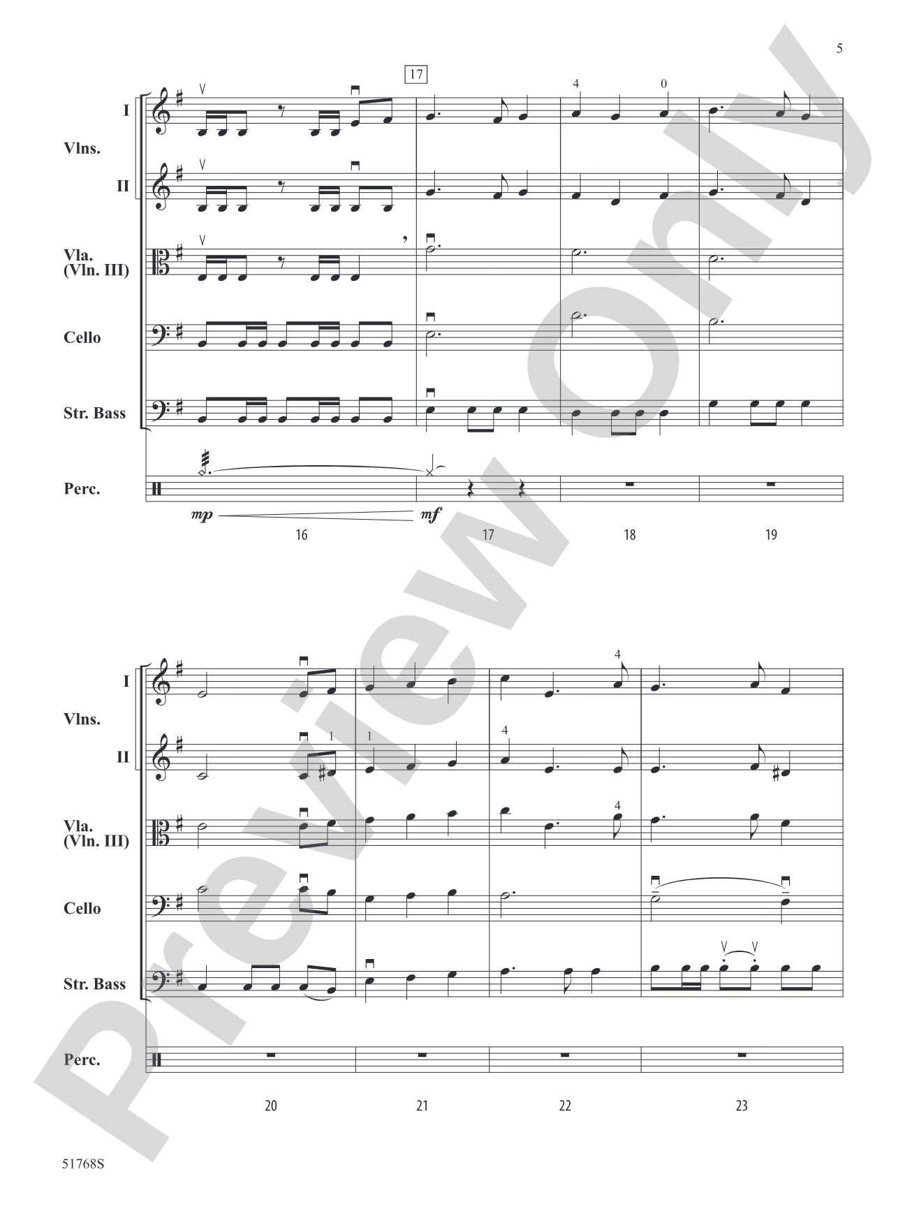 The Pirates of the Caribbean: The Curse of the Black Pearl: String Orchestra Conductor Score & Parts