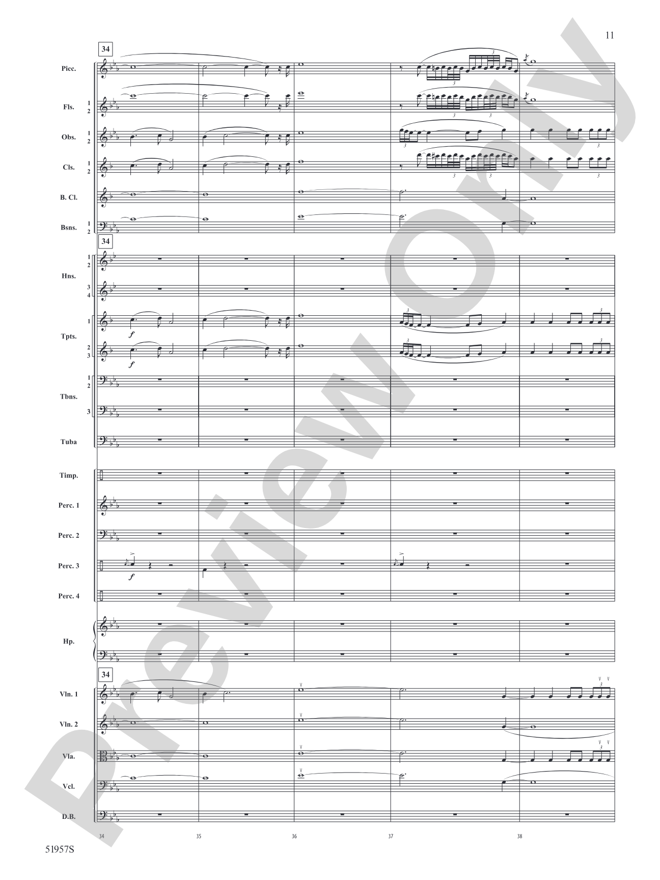 Han'gul: Full Orchestra Conductor Score & Parts