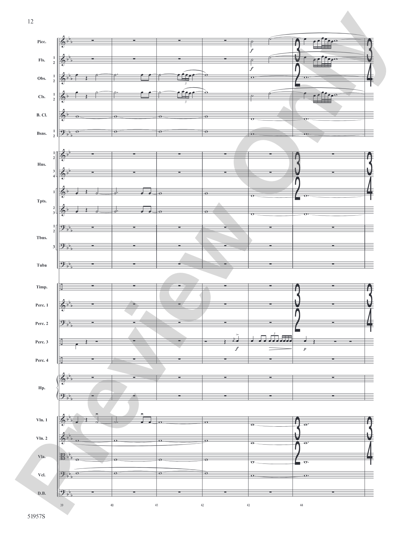 Han'gul: Full Orchestra Conductor Score & Parts
