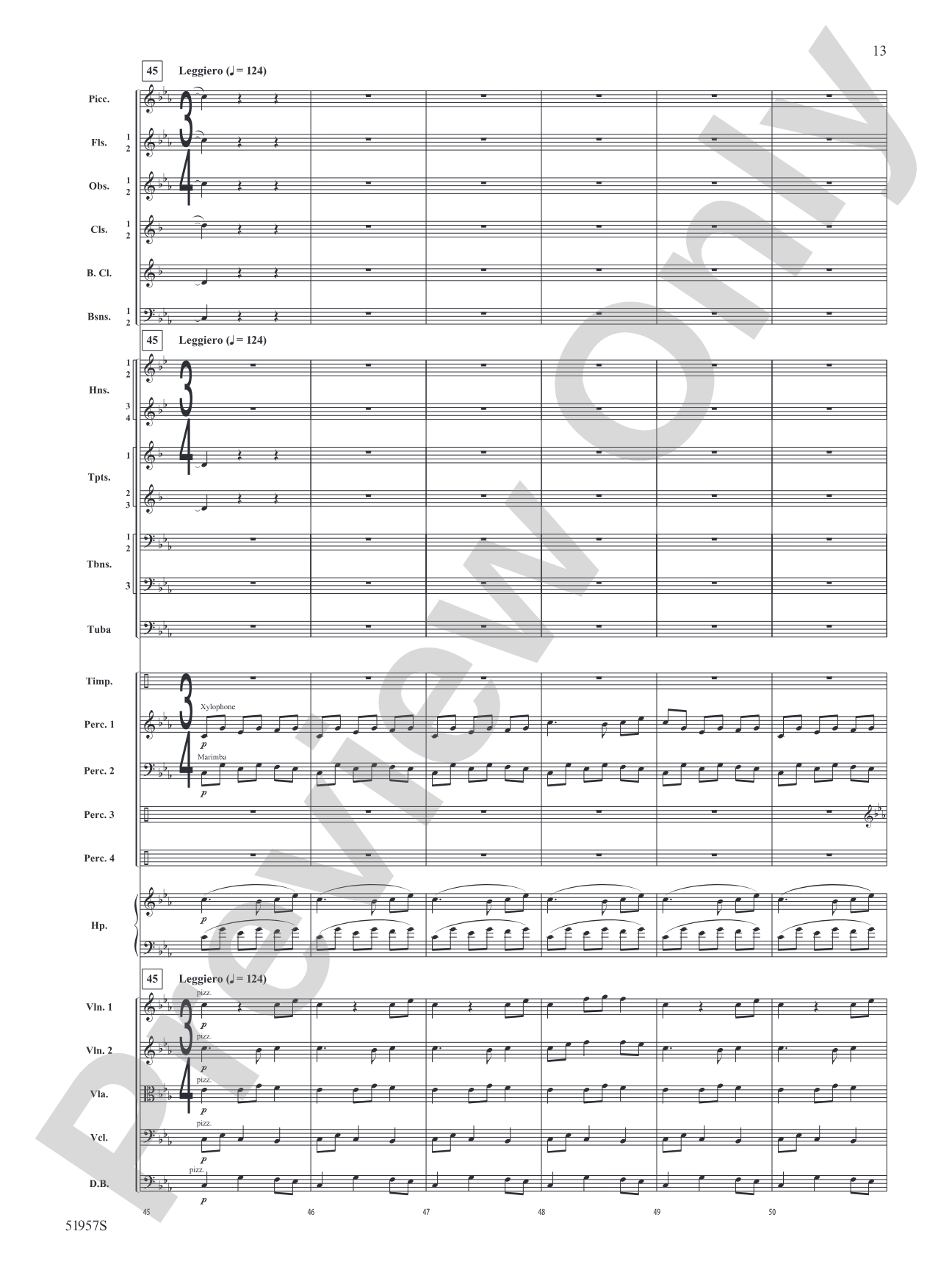 Han'gul: Full Orchestra Conductor Score & Parts
