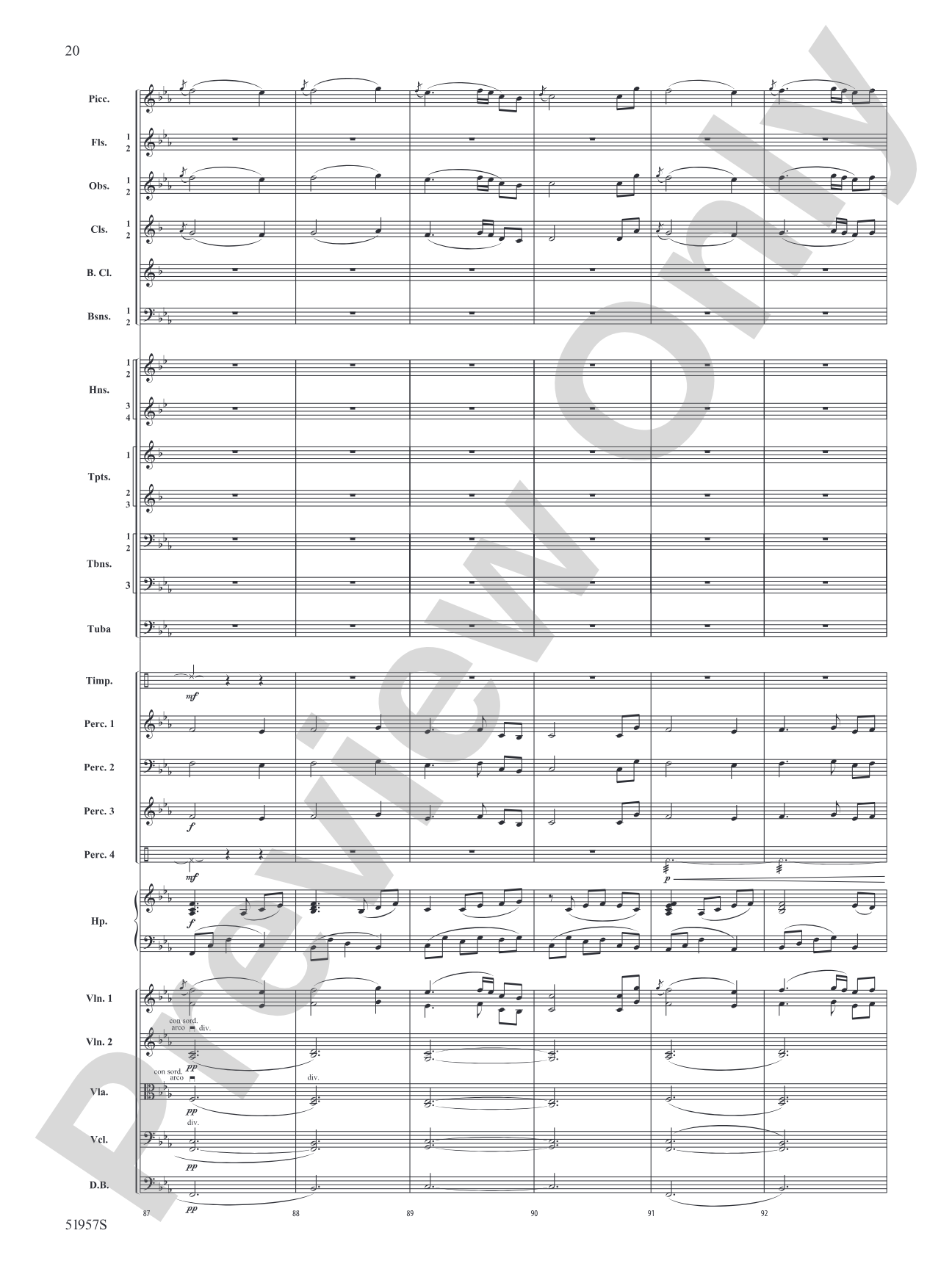 Han'gul: Full Orchestra Conductor Score & Parts