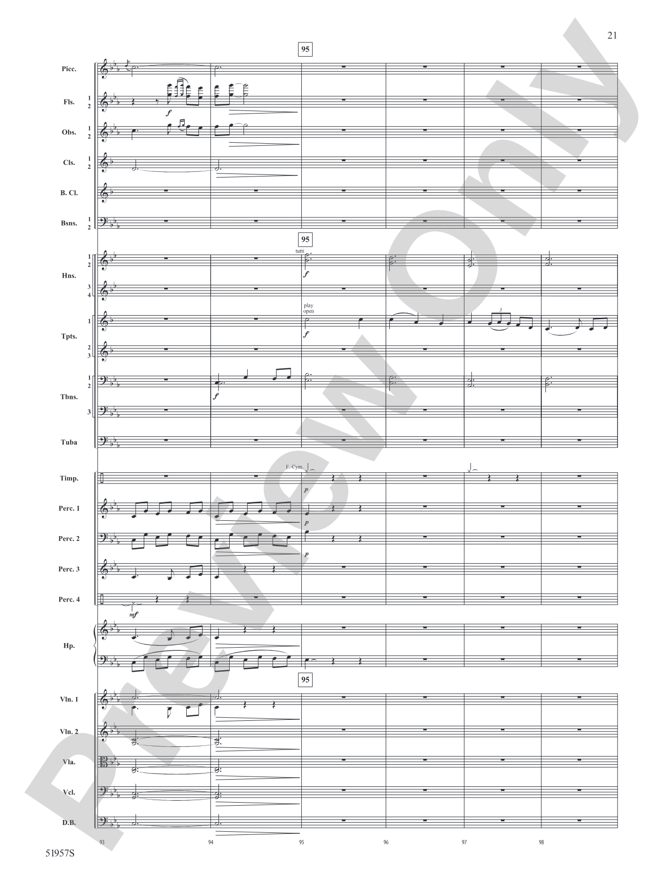Han'gul: Full Orchestra Conductor Score & Parts