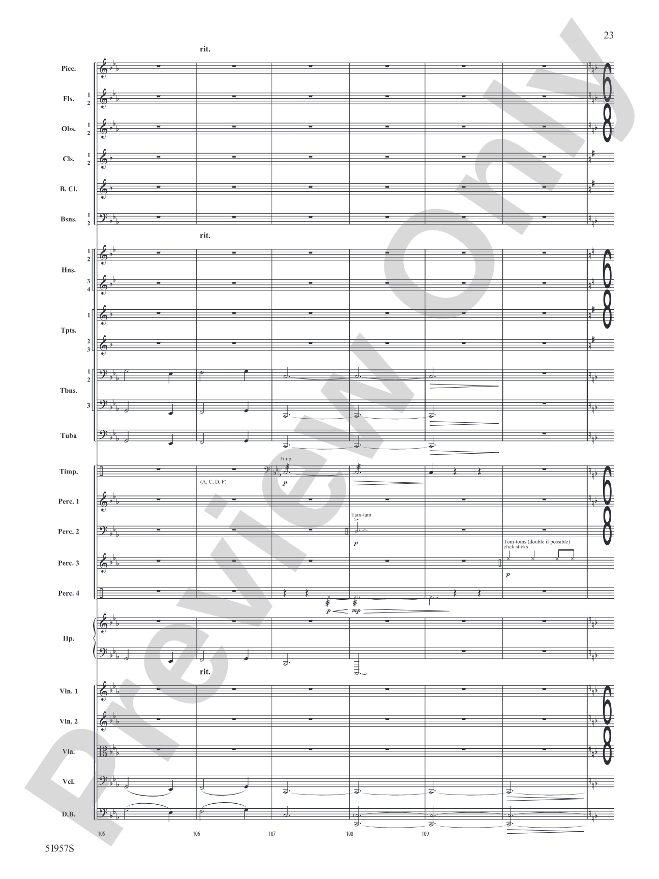 Han'gul: Full Orchestra Conductor Score & Parts