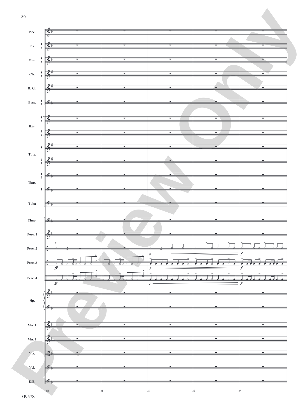 Han'gul: Full Orchestra Conductor Score & Parts