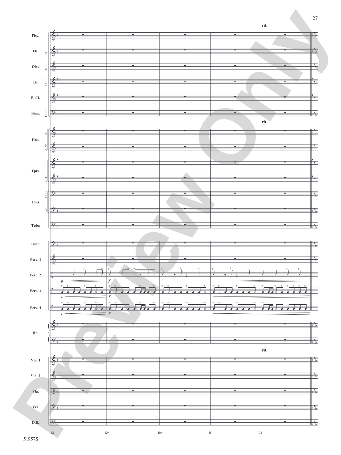 Han'gul: Full Orchestra Conductor Score & Parts