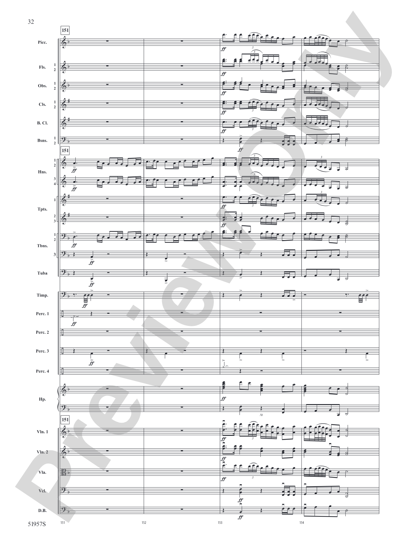 Han'gul: Full Orchestra Conductor Score & Parts