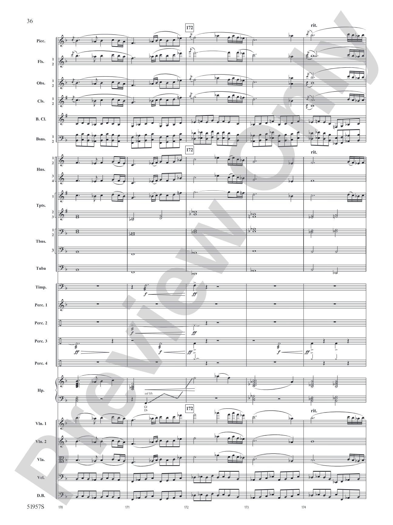 Han'gul: Full Orchestra Conductor Score & Parts