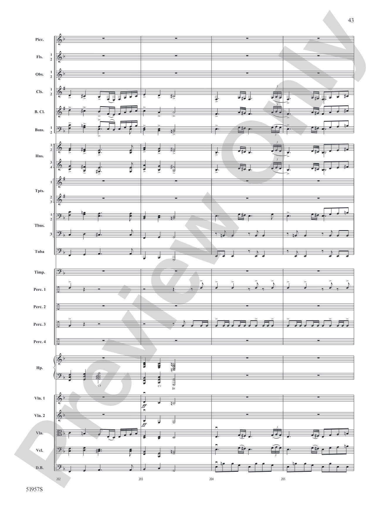 Han'gul: Full Orchestra Conductor Score & Parts