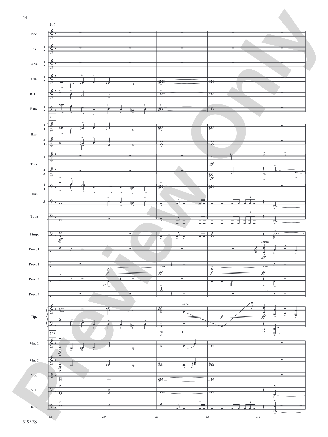 Han'gul: Full Orchestra Conductor Score & Parts