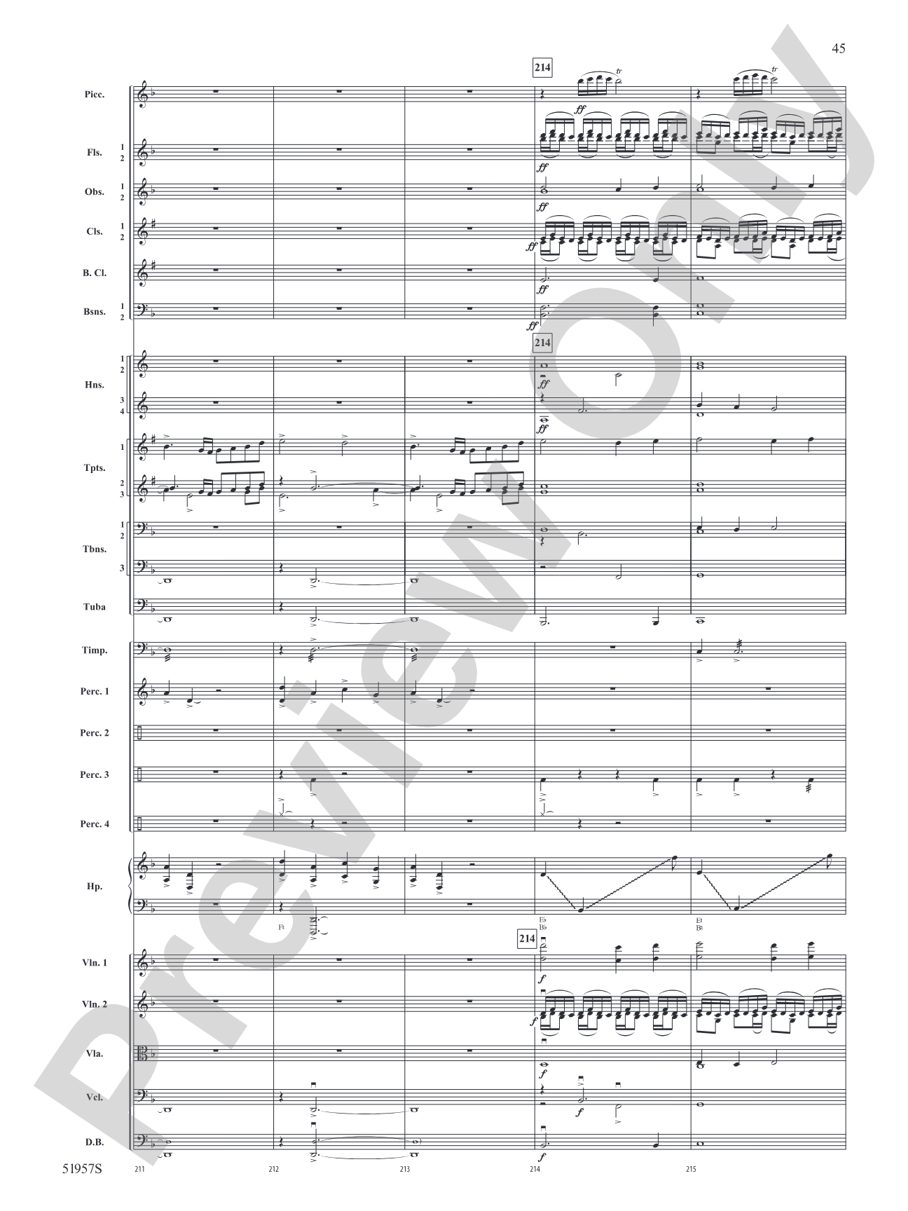 Han'gul: Full Orchestra Conductor Score & Parts