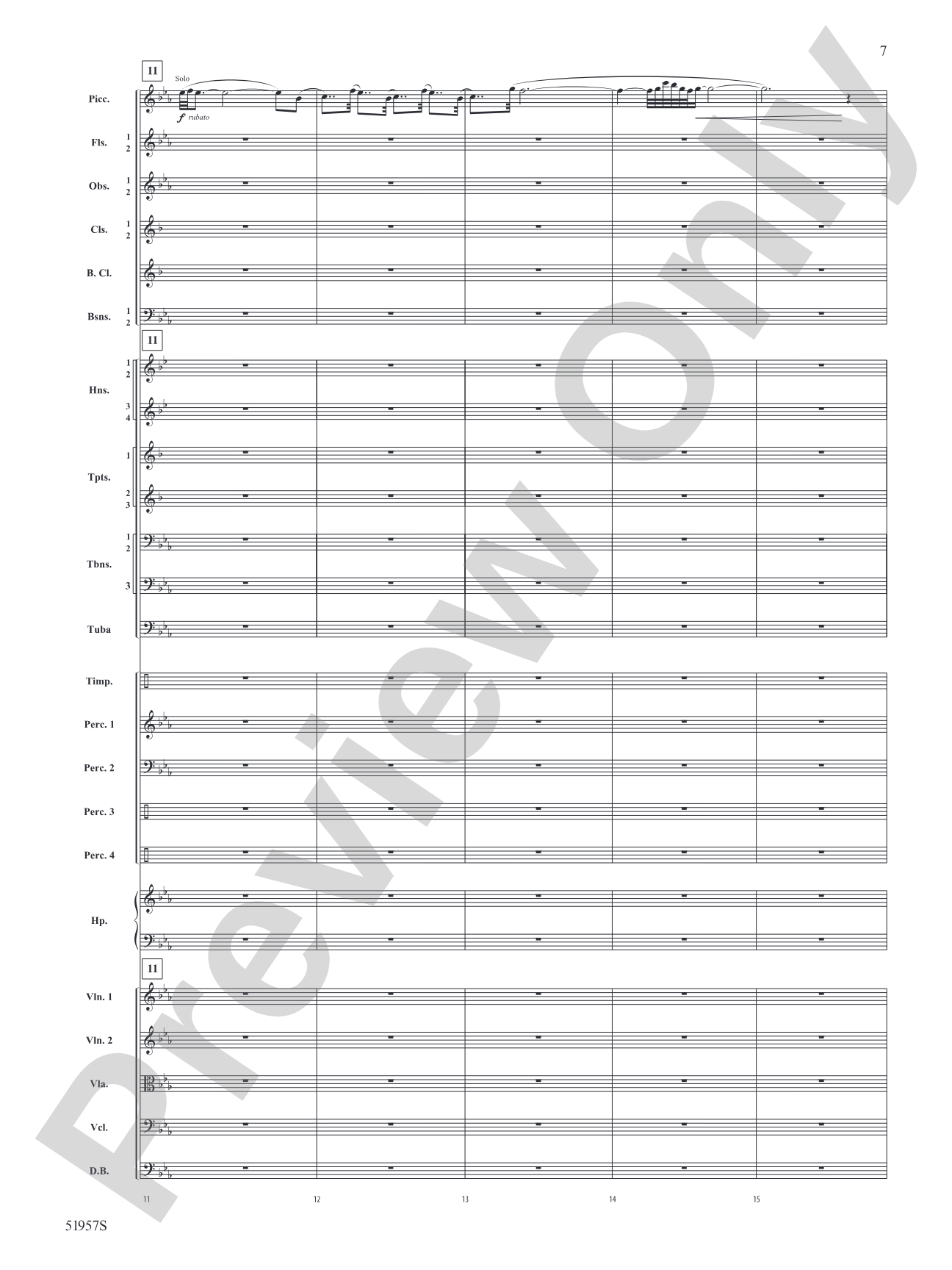 Han'gul: Full Orchestra Conductor Score & Parts