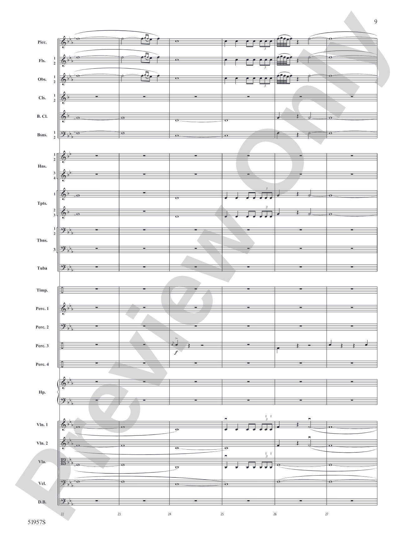Han'gul: Full Orchestra Conductor Score & Parts