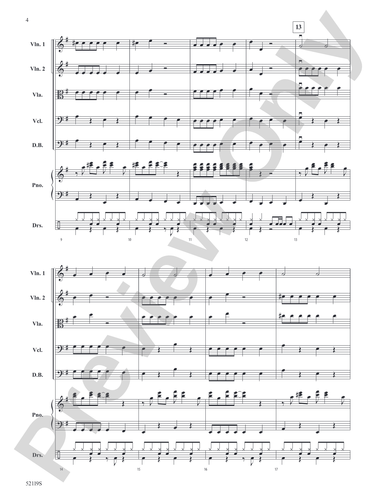 Monster Mashed Potatoes: String Orchestra Conductor Score & Parts