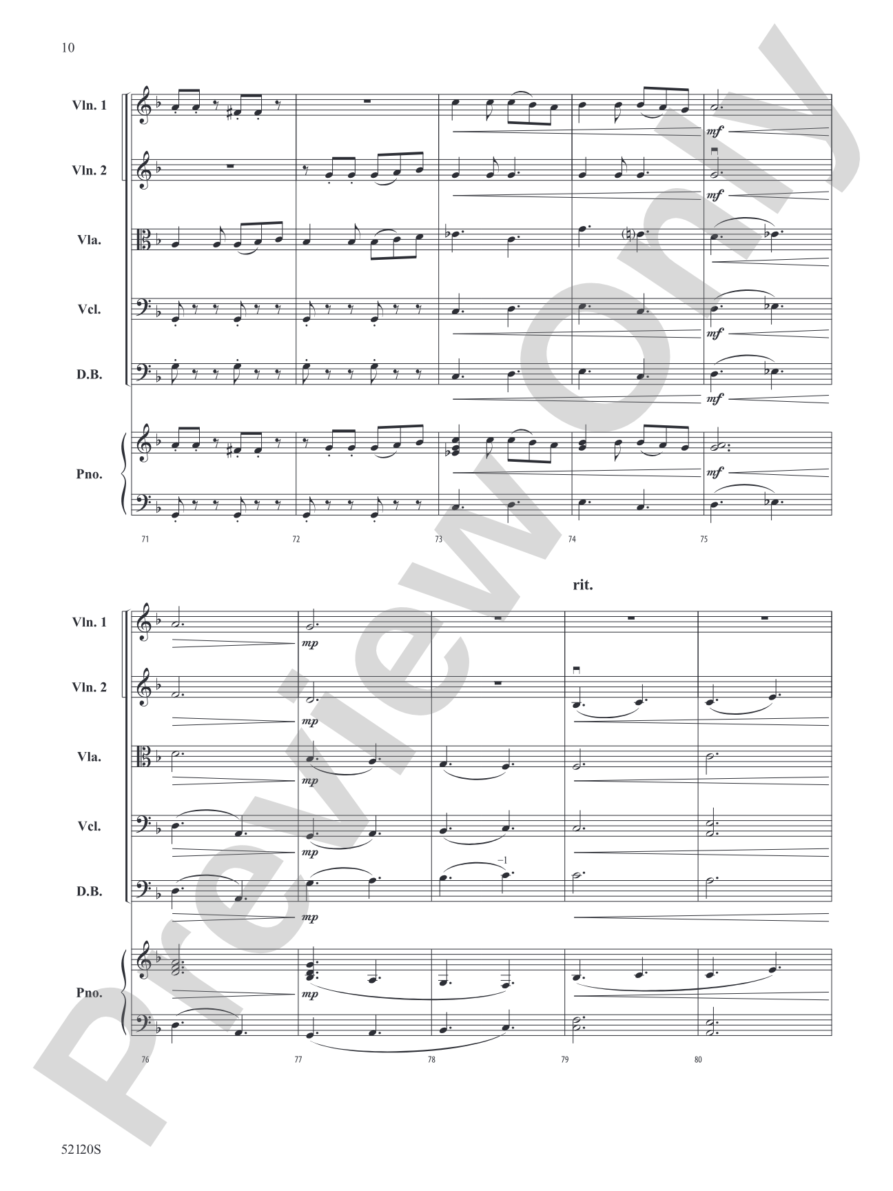 Queen Anne's Revenge: String Orchestra Conductor Score & Parts
