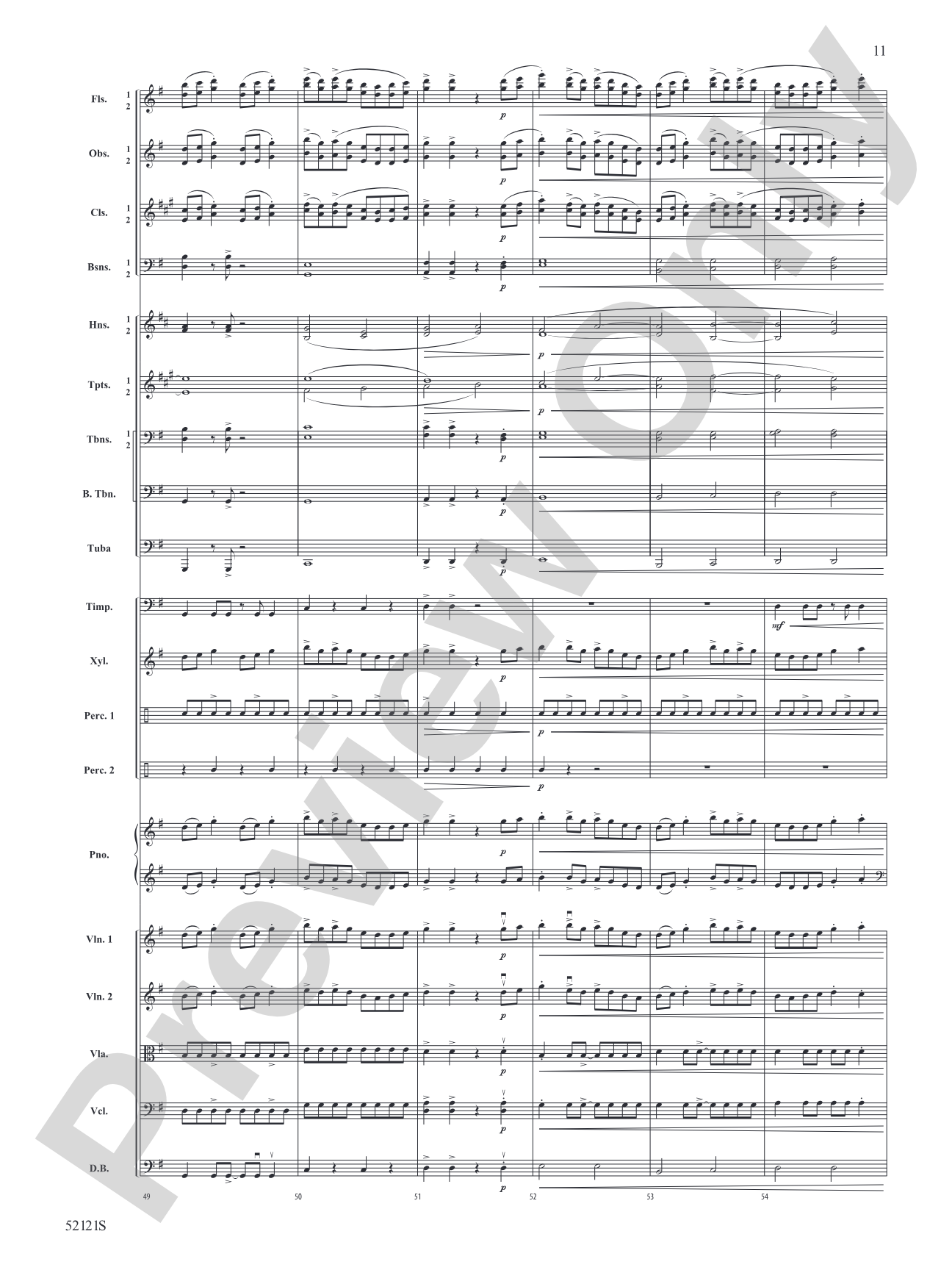 The Mile-Tall River Wall: Full Orchestra Conductor Score & Parts