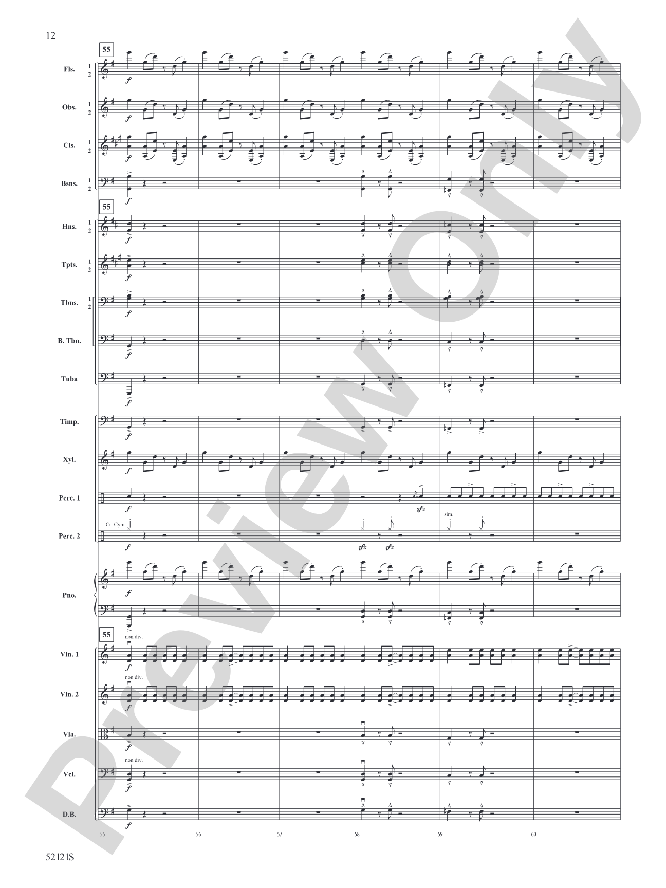The Mile-Tall River Wall: Full Orchestra Conductor Score & Parts