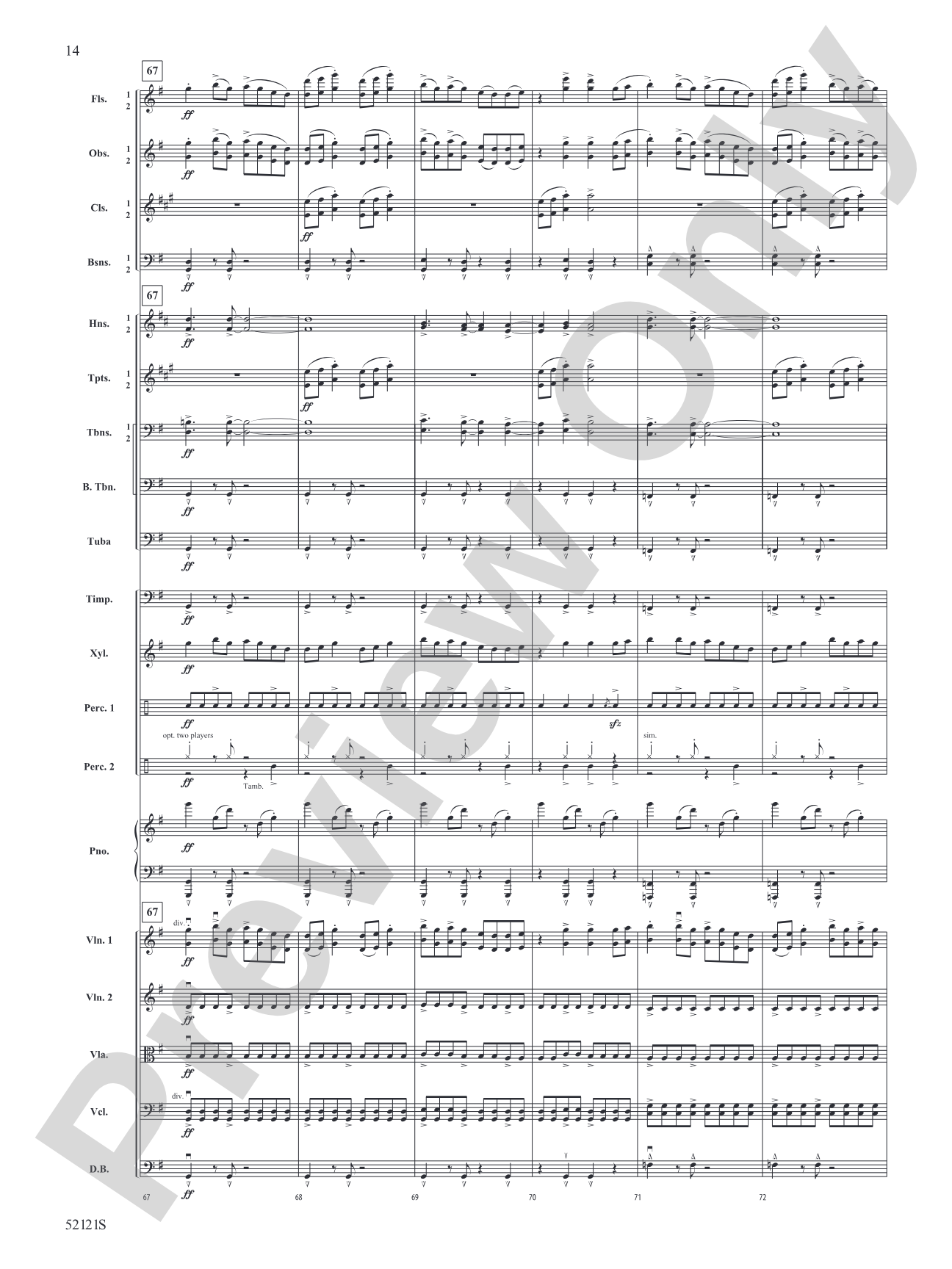 The Mile-Tall River Wall: Full Orchestra Conductor Score & Parts