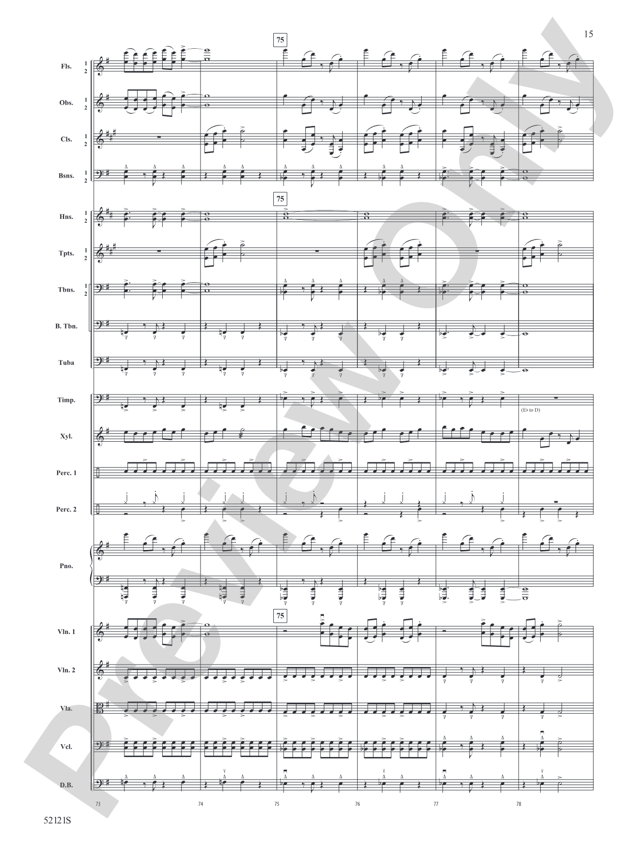 The Mile-Tall River Wall: Full Orchestra Conductor Score & Parts