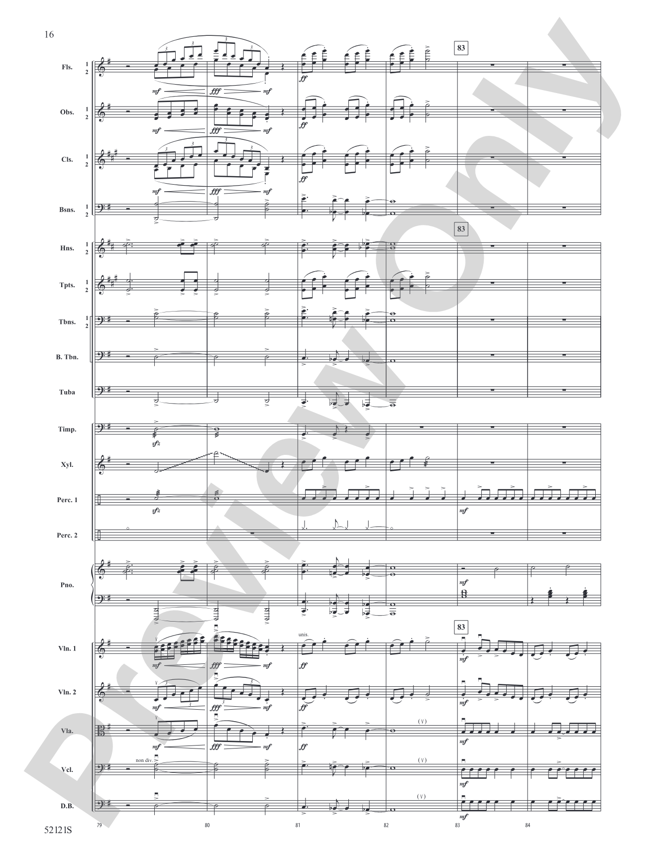 The Mile-Tall River Wall: Full Orchestra Conductor Score & Parts