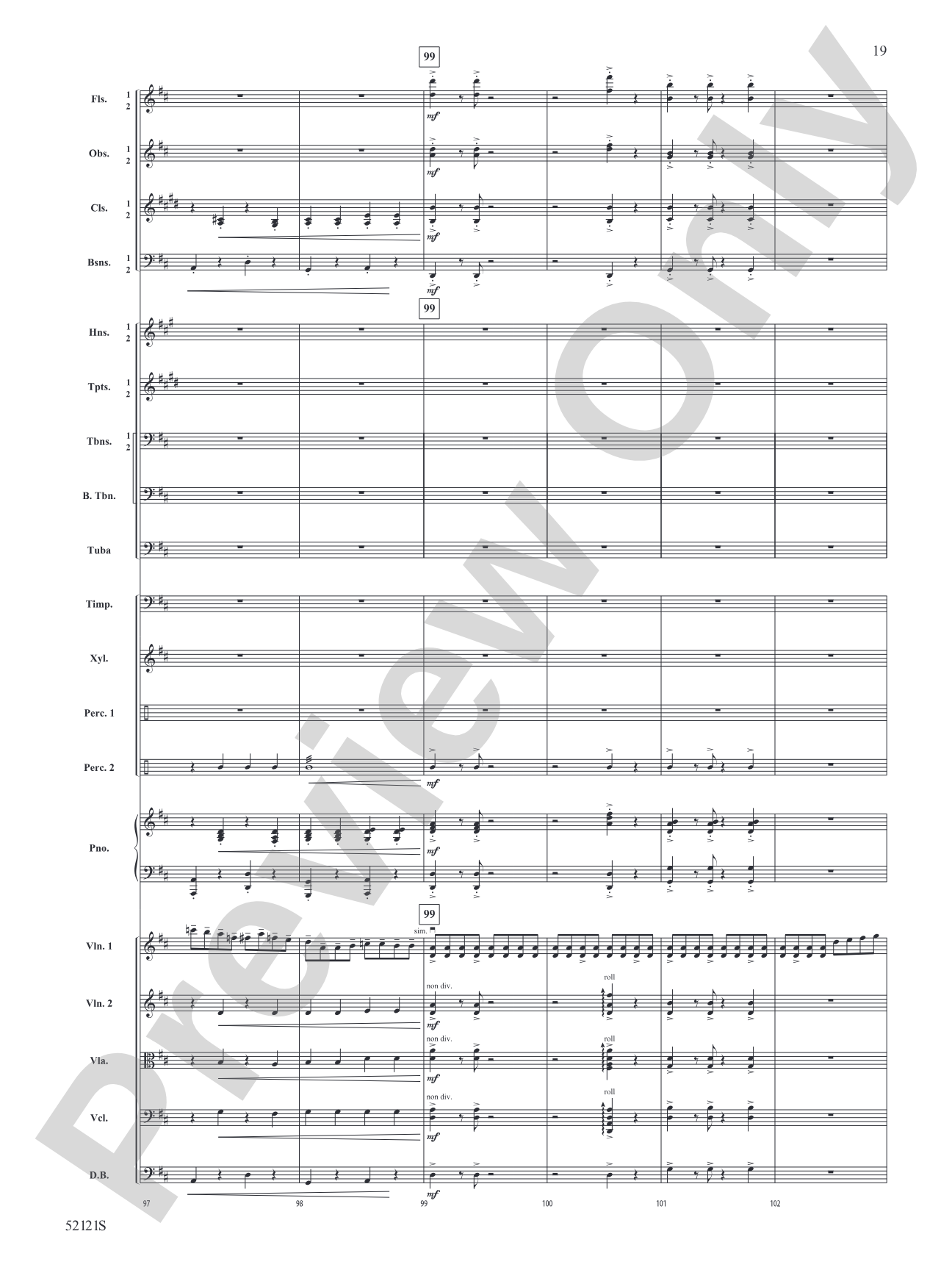 The Mile-Tall River Wall: Full Orchestra Conductor Score & Parts