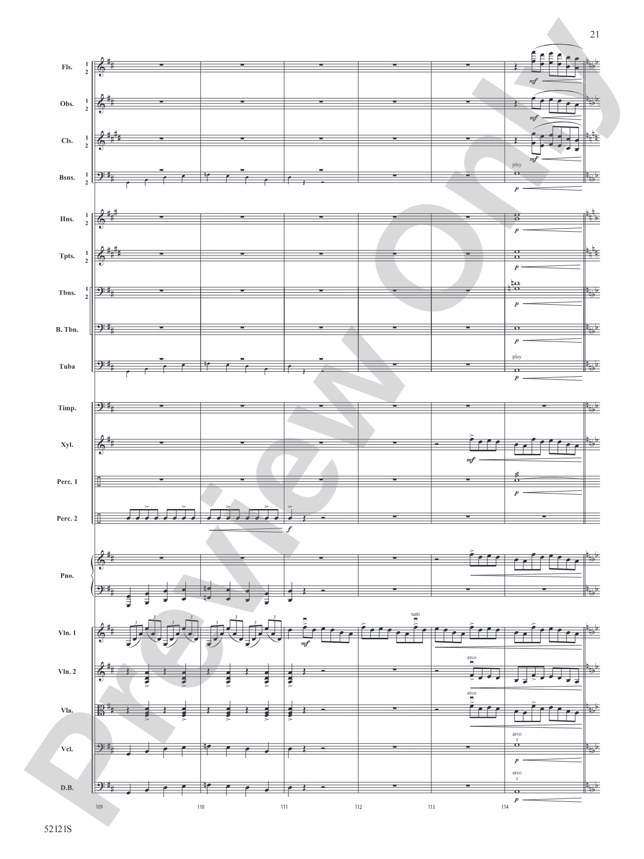 The Mile-Tall River Wall: Full Orchestra Conductor Score & Parts