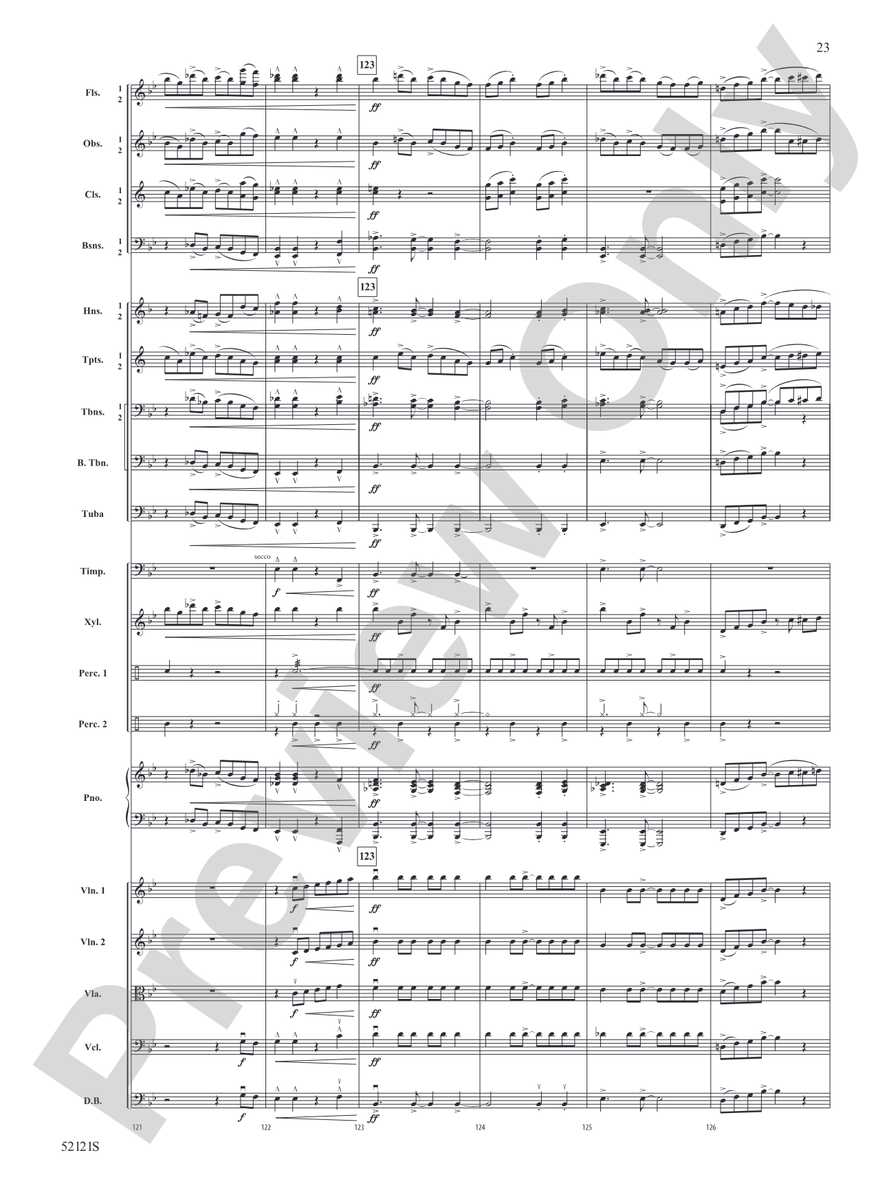 The Mile-Tall River Wall: Full Orchestra Conductor Score & Parts