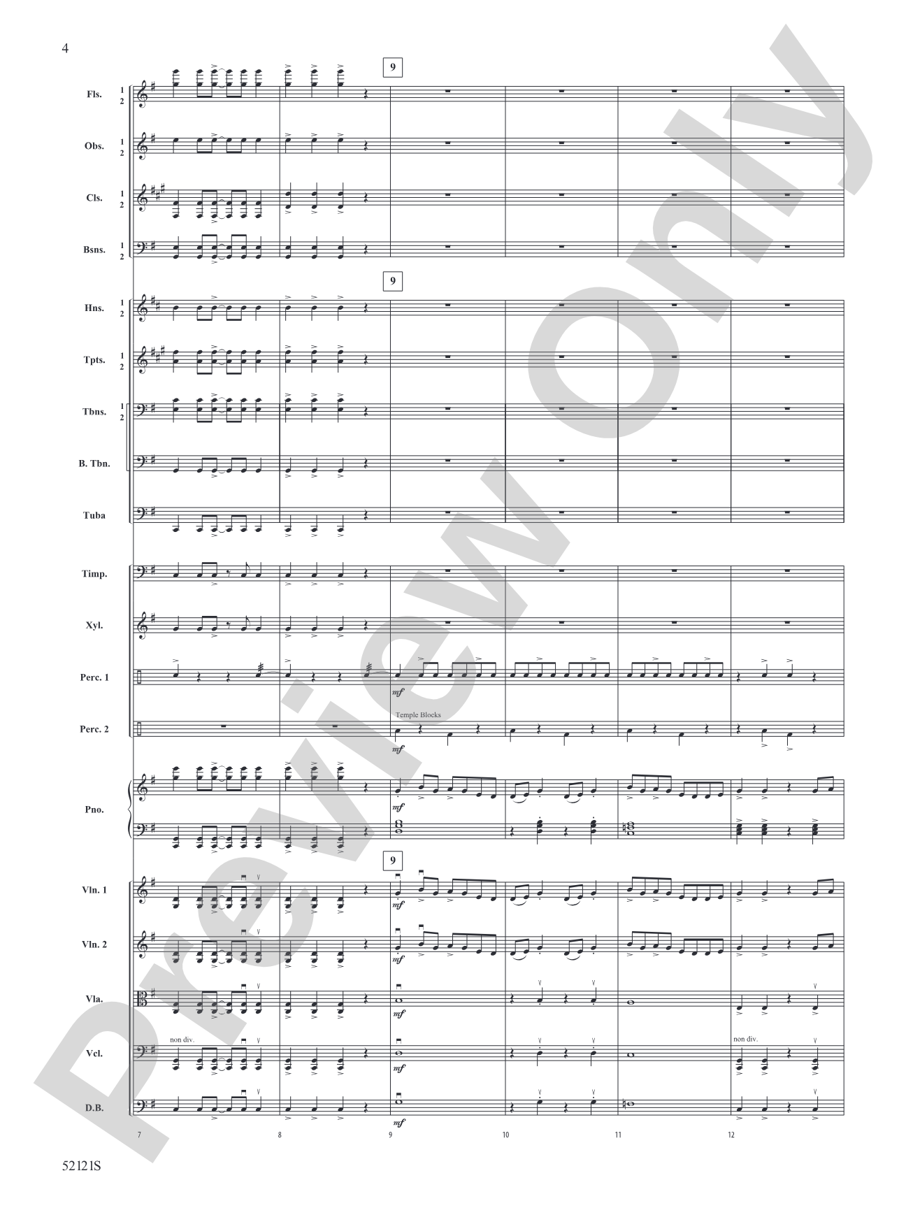 The Mile-Tall River Wall: Full Orchestra Conductor Score & Parts