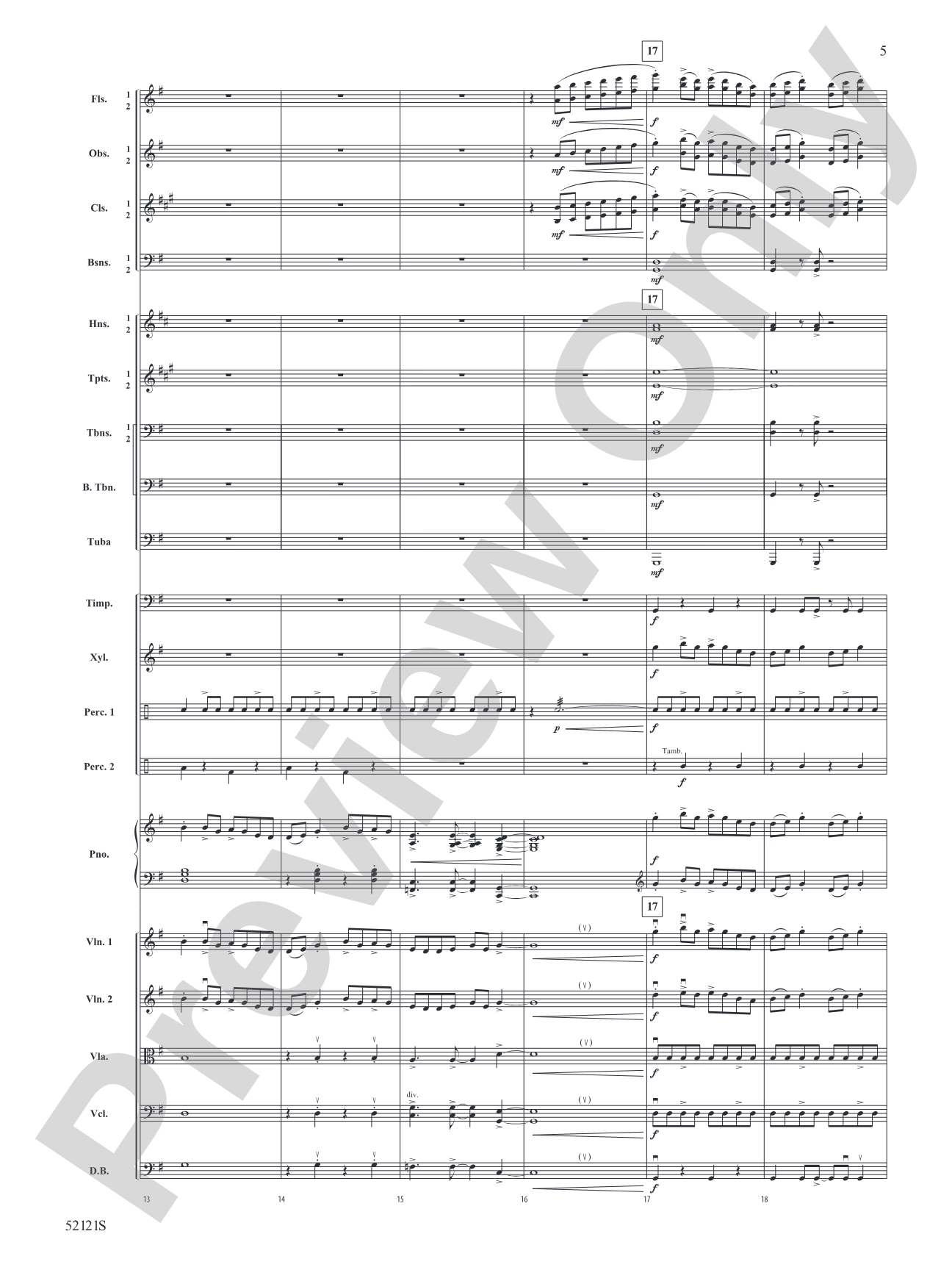 The Mile-Tall River Wall: Full Orchestra Conductor Score & Parts