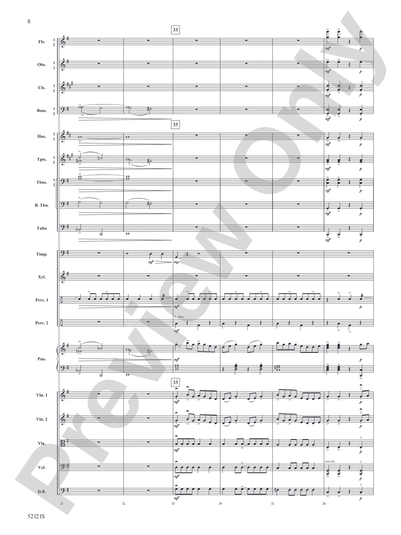 The Mile-Tall River Wall: Full Orchestra Conductor Score & Parts