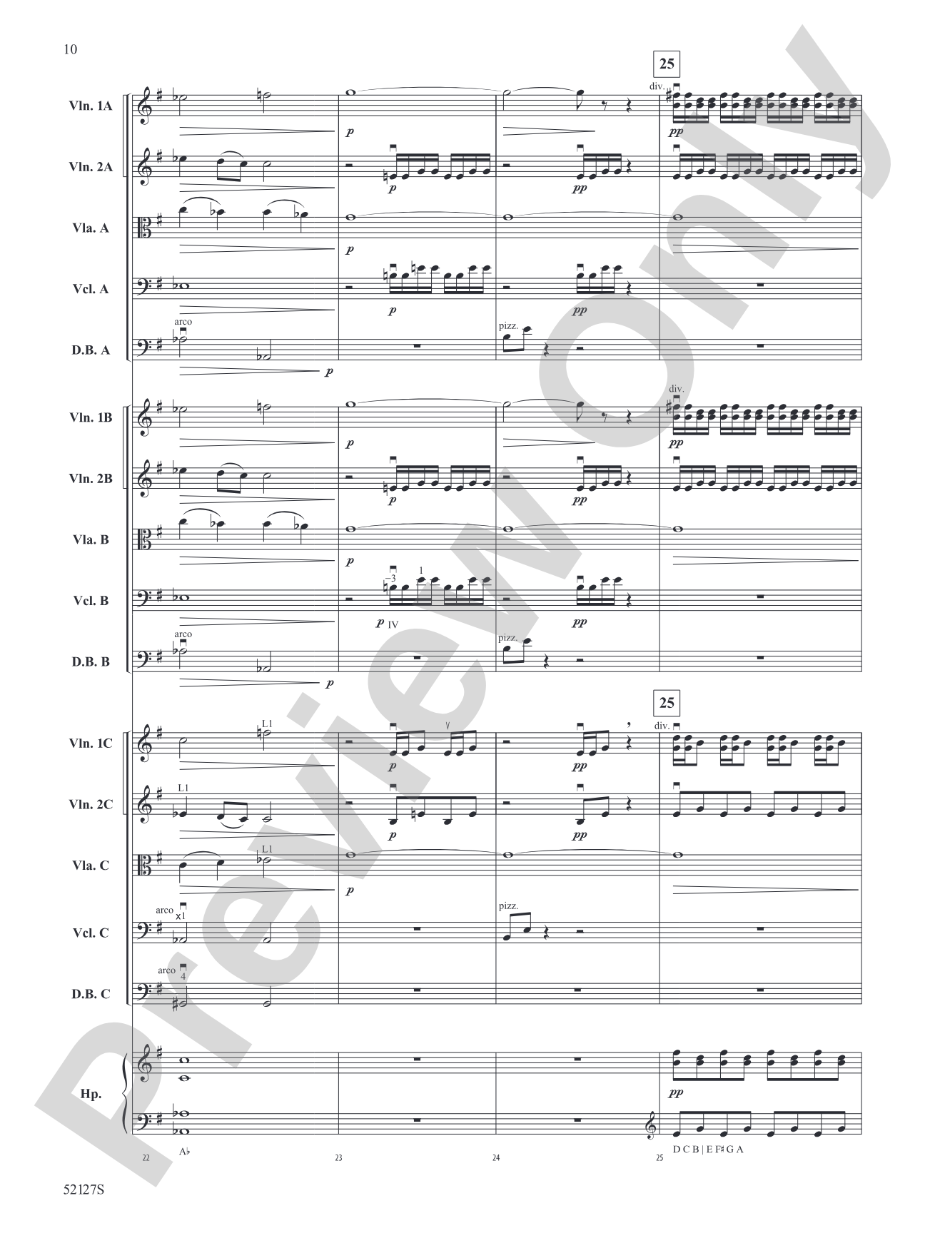 A Hundred Horizons: String Orchestra Conductor Score & Parts