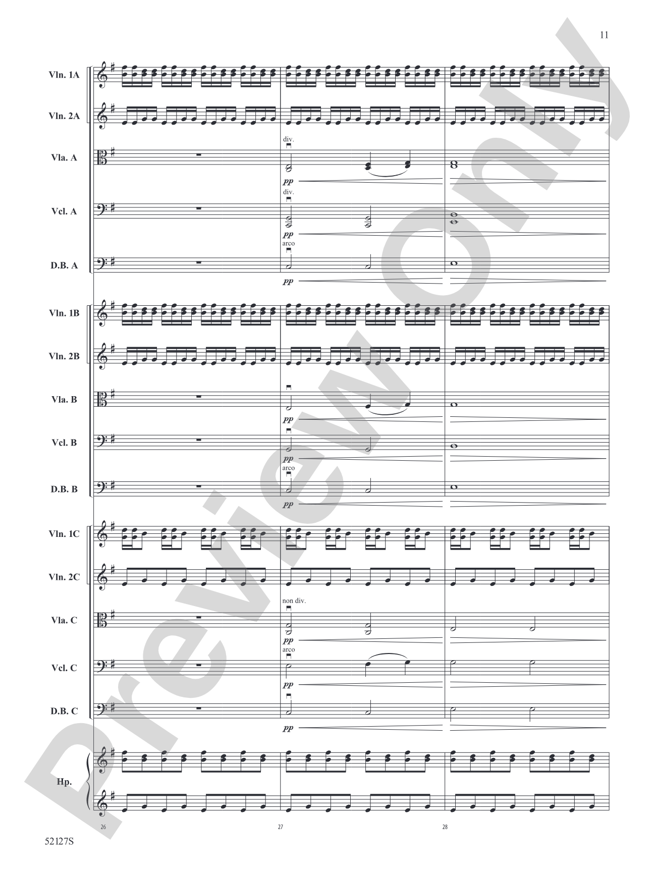 A Hundred Horizons: String Orchestra Conductor Score & Parts