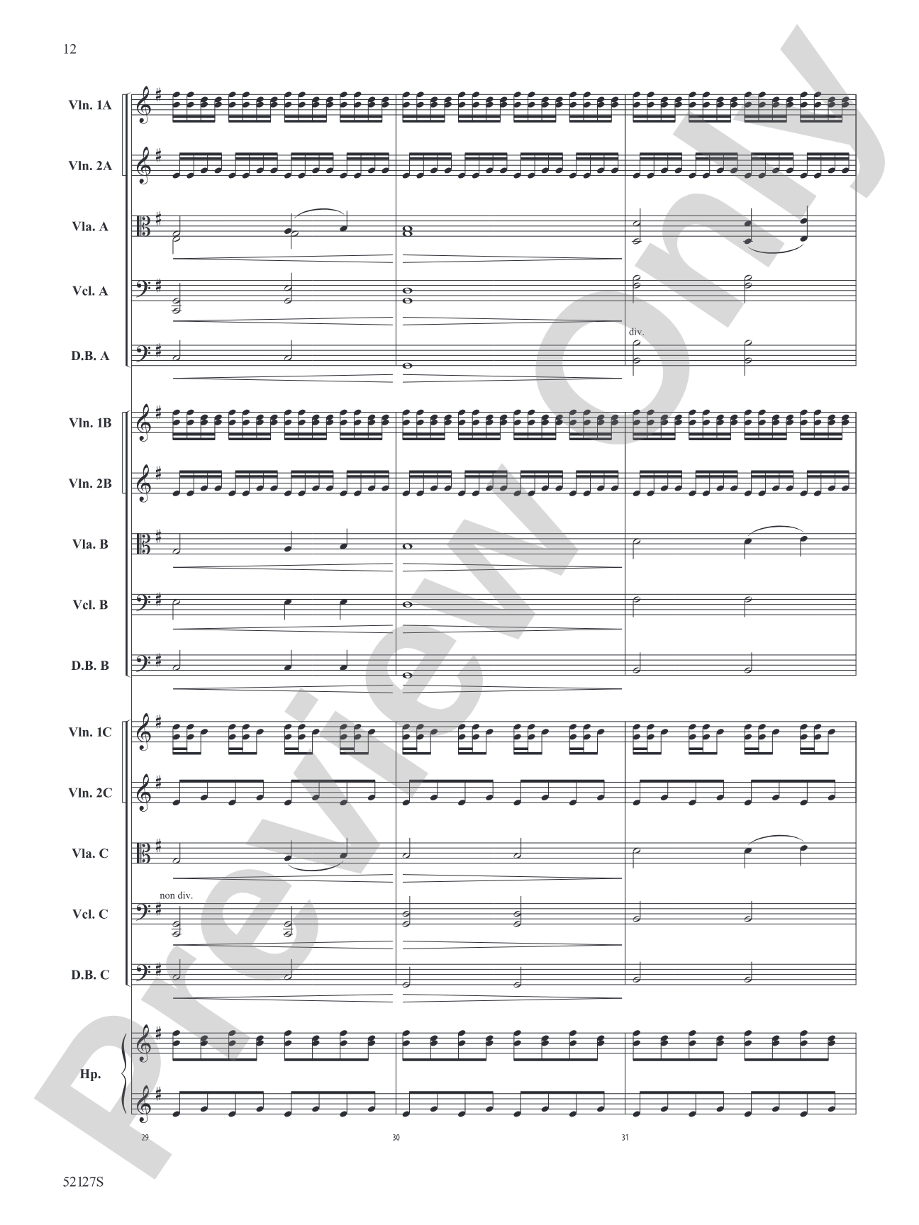 A Hundred Horizons: String Orchestra Conductor Score & Parts