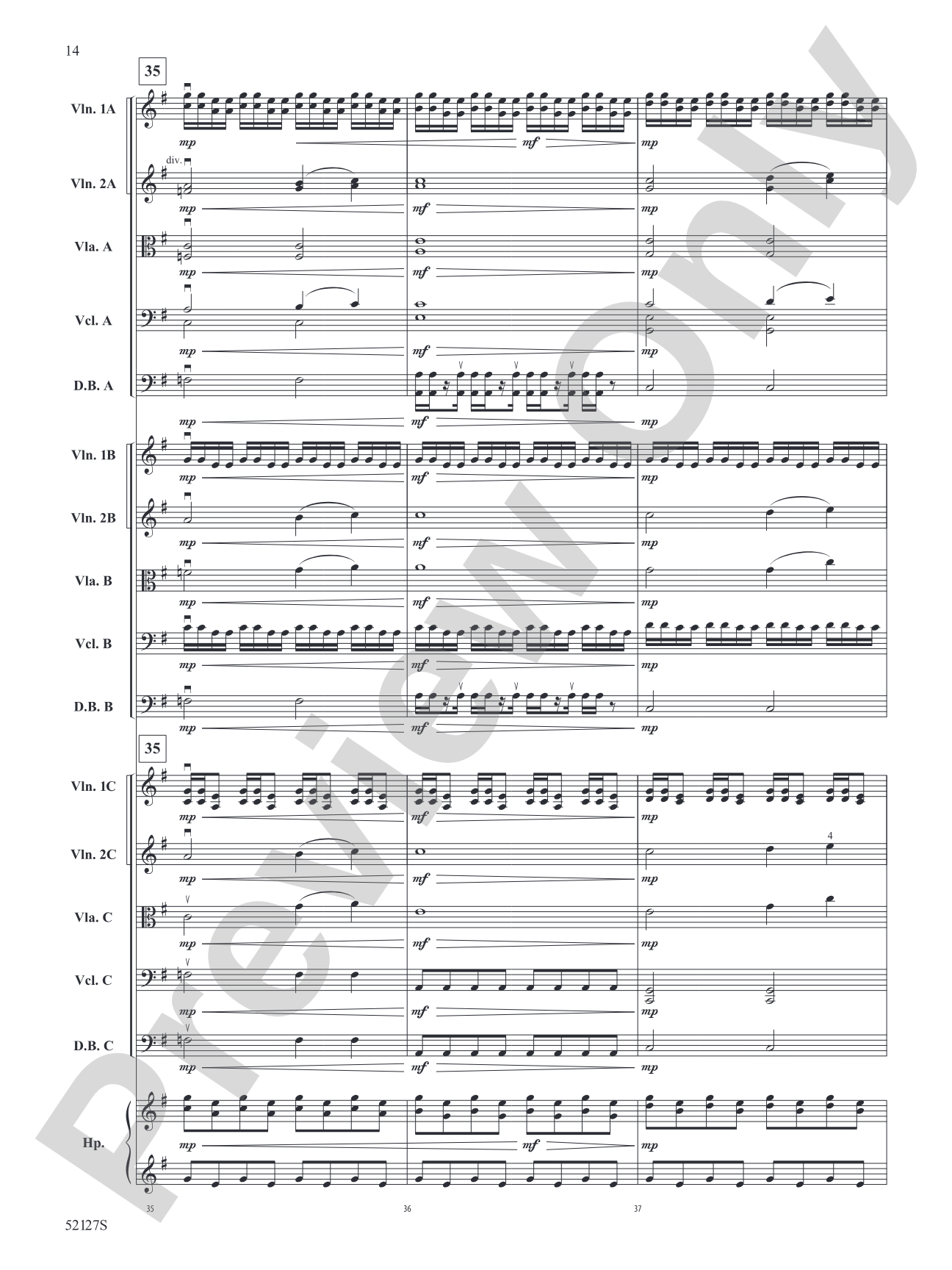 A Hundred Horizons: String Orchestra Conductor Score & Parts