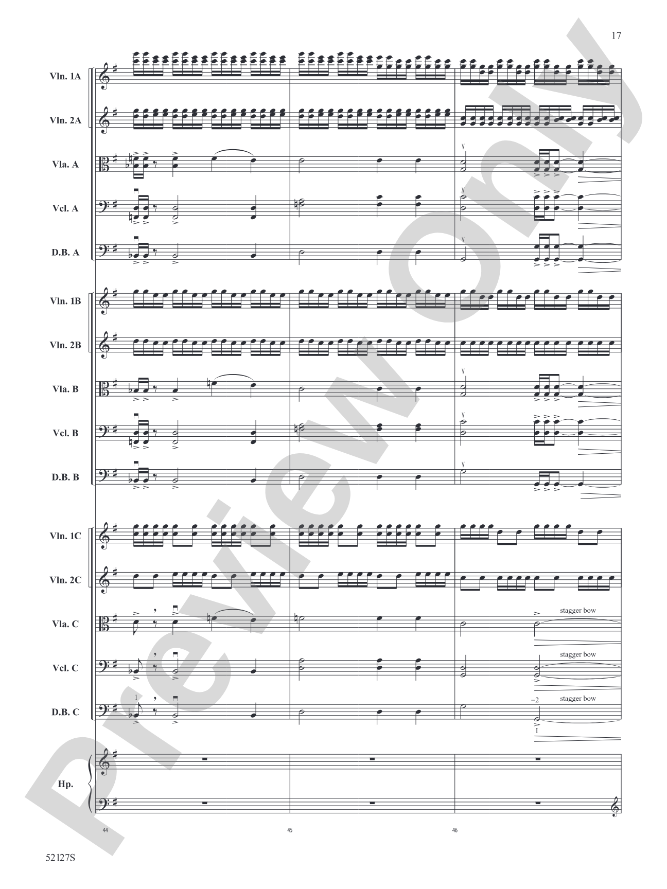 A Hundred Horizons: String Orchestra Conductor Score & Parts
