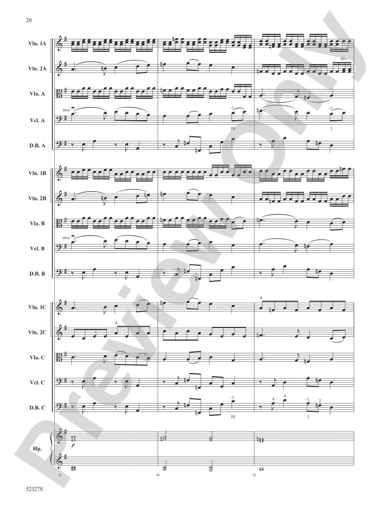 A Hundred Horizons: String Orchestra Conductor Score & Parts