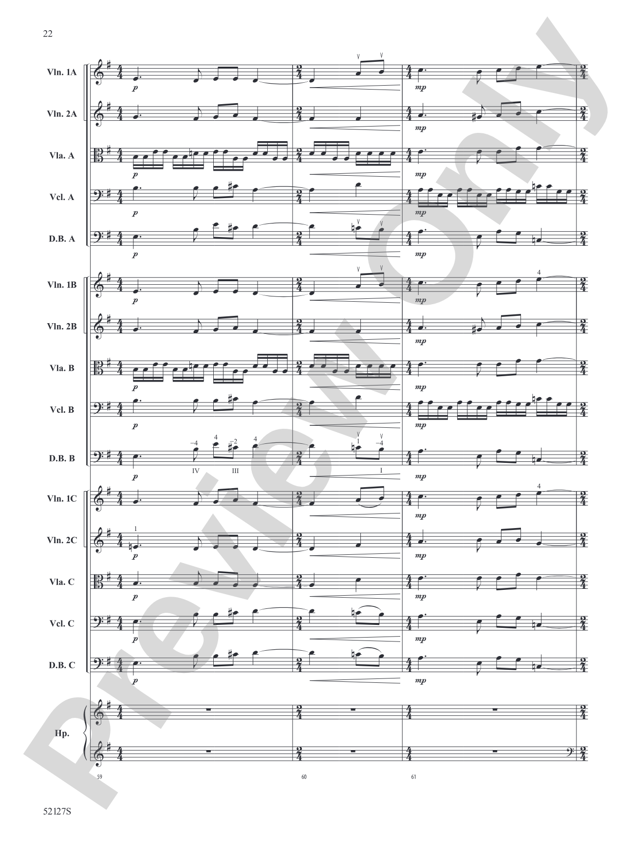 A Hundred Horizons: String Orchestra Conductor Score & Parts