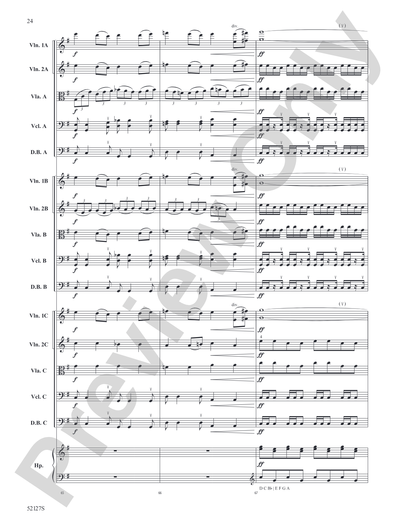 A Hundred Horizons: String Orchestra Conductor Score & Parts
