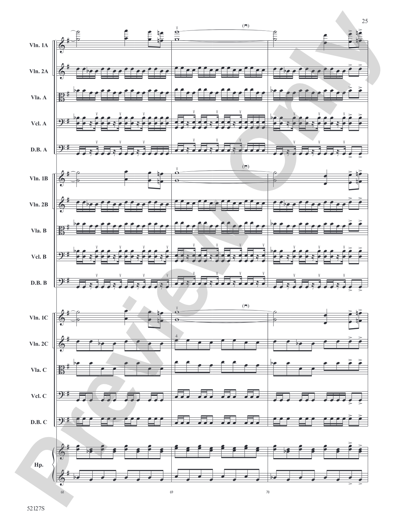 A Hundred Horizons: String Orchestra Conductor Score & Parts