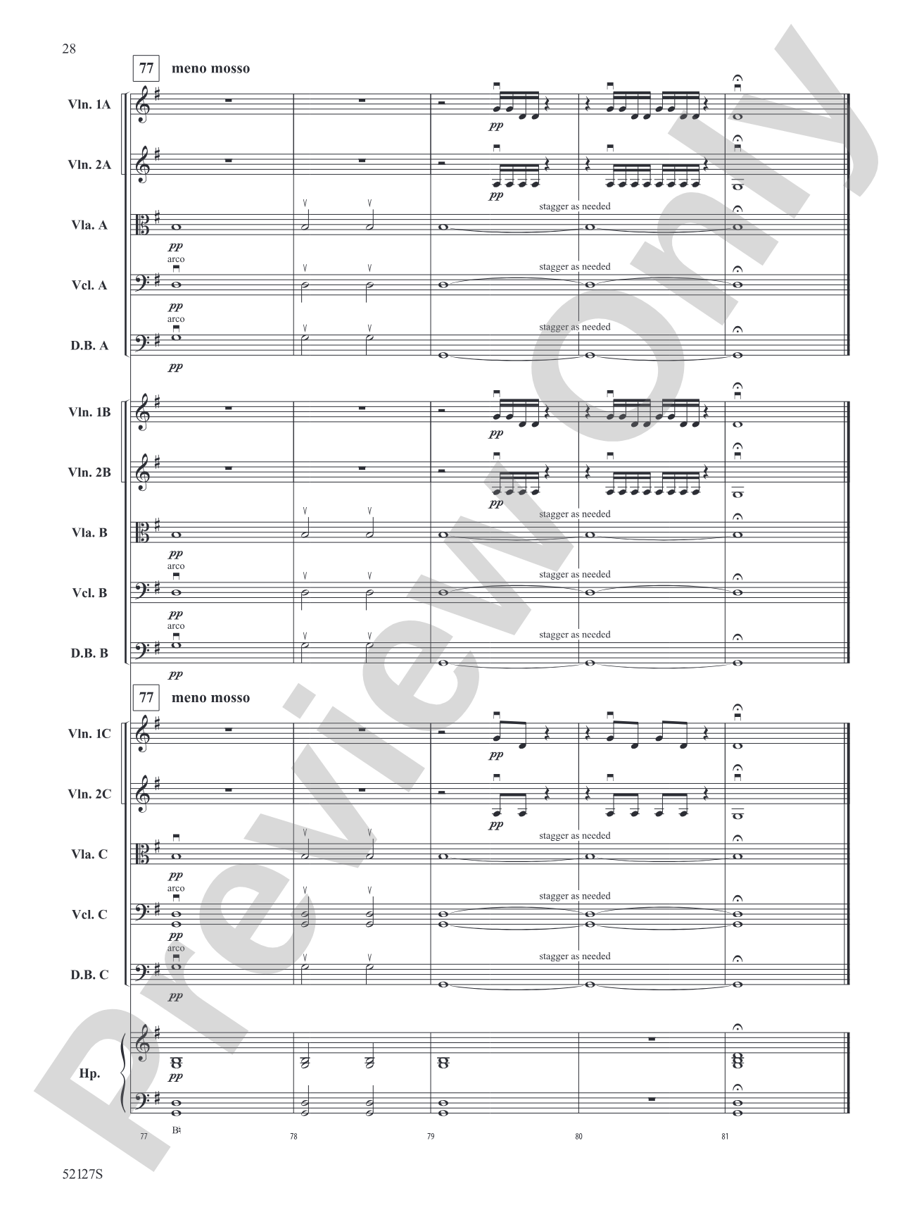 A Hundred Horizons: String Orchestra Conductor Score & Parts