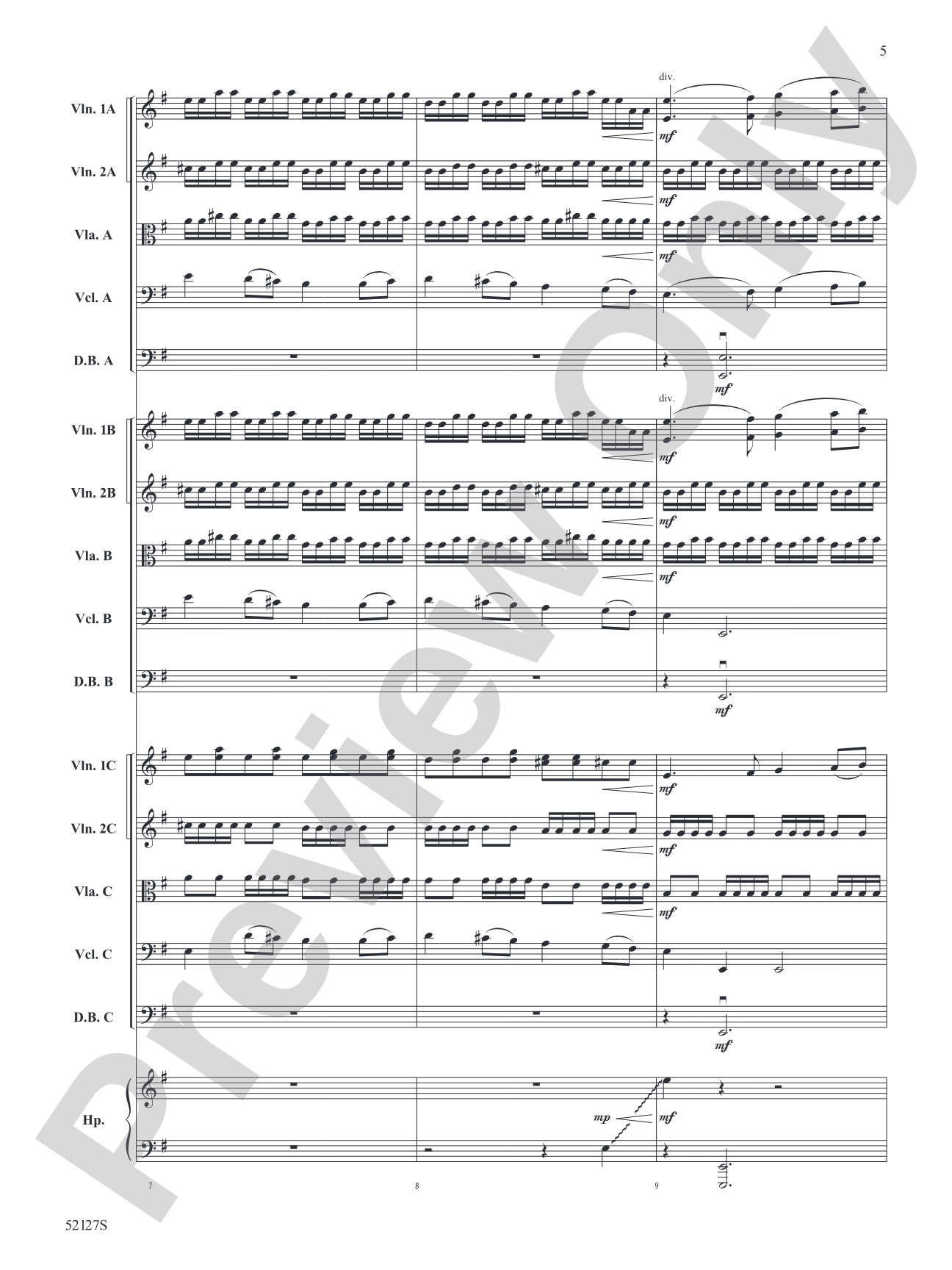A Hundred Horizons: String Orchestra Conductor Score & Parts