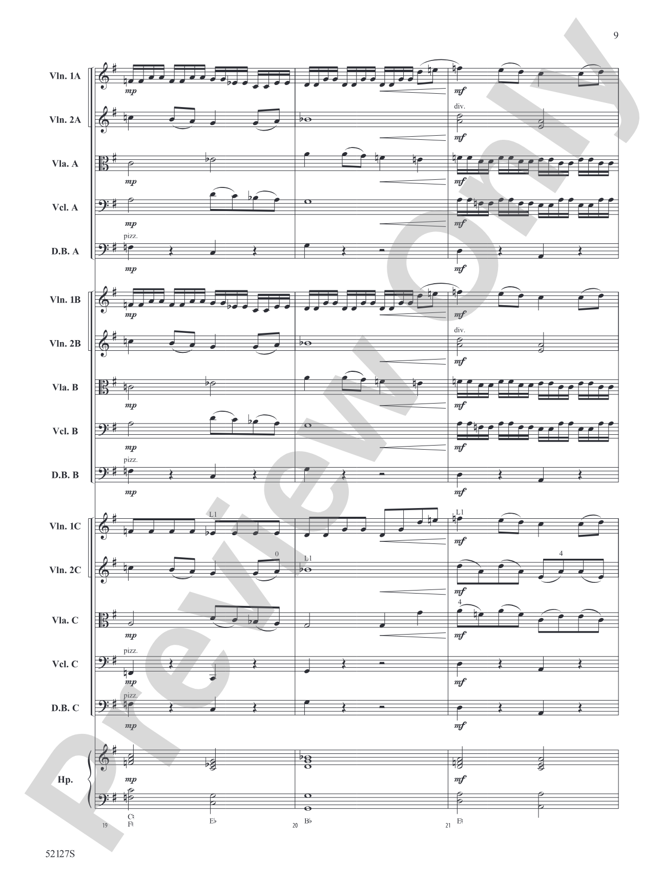 A Hundred Horizons: String Orchestra Conductor Score & Parts