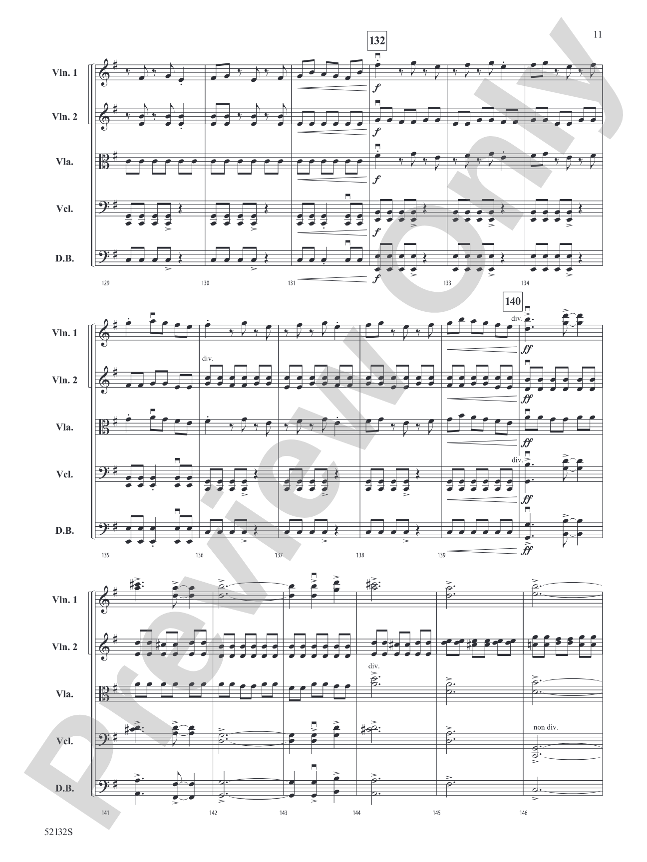 Relentless: String Orchestra Conductor Score & Parts