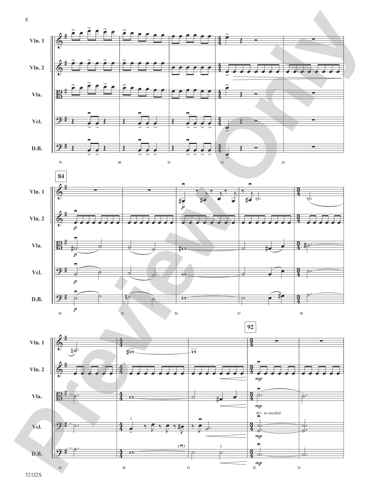 Relentless: String Orchestra Conductor Score & Parts