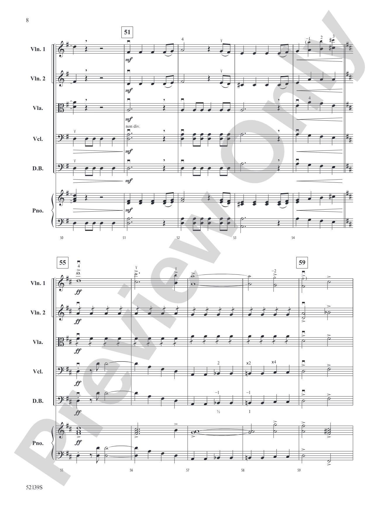 William Noel Overture: String Orchestra Conductor Score & Parts