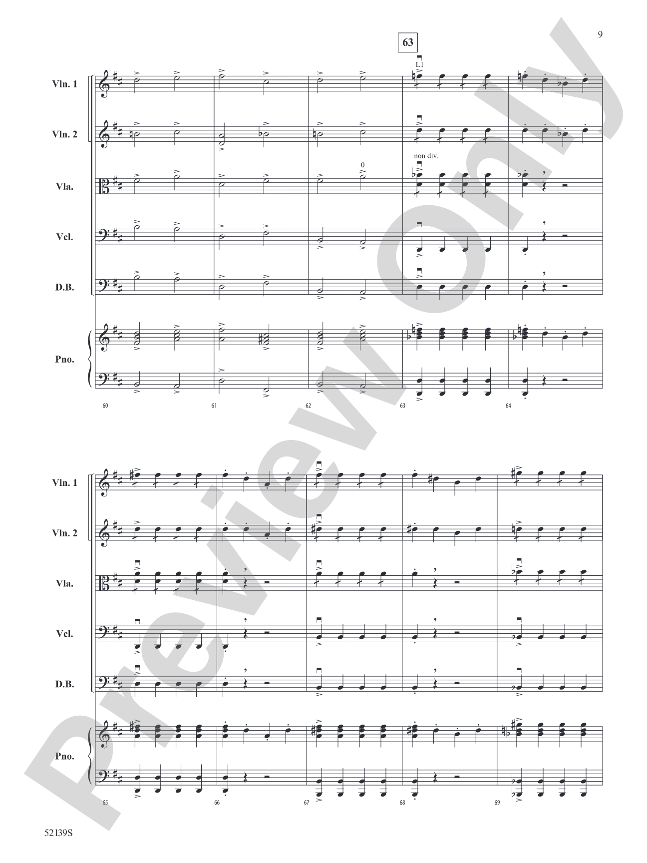 William Noel Overture: String Orchestra Conductor Score & Parts
