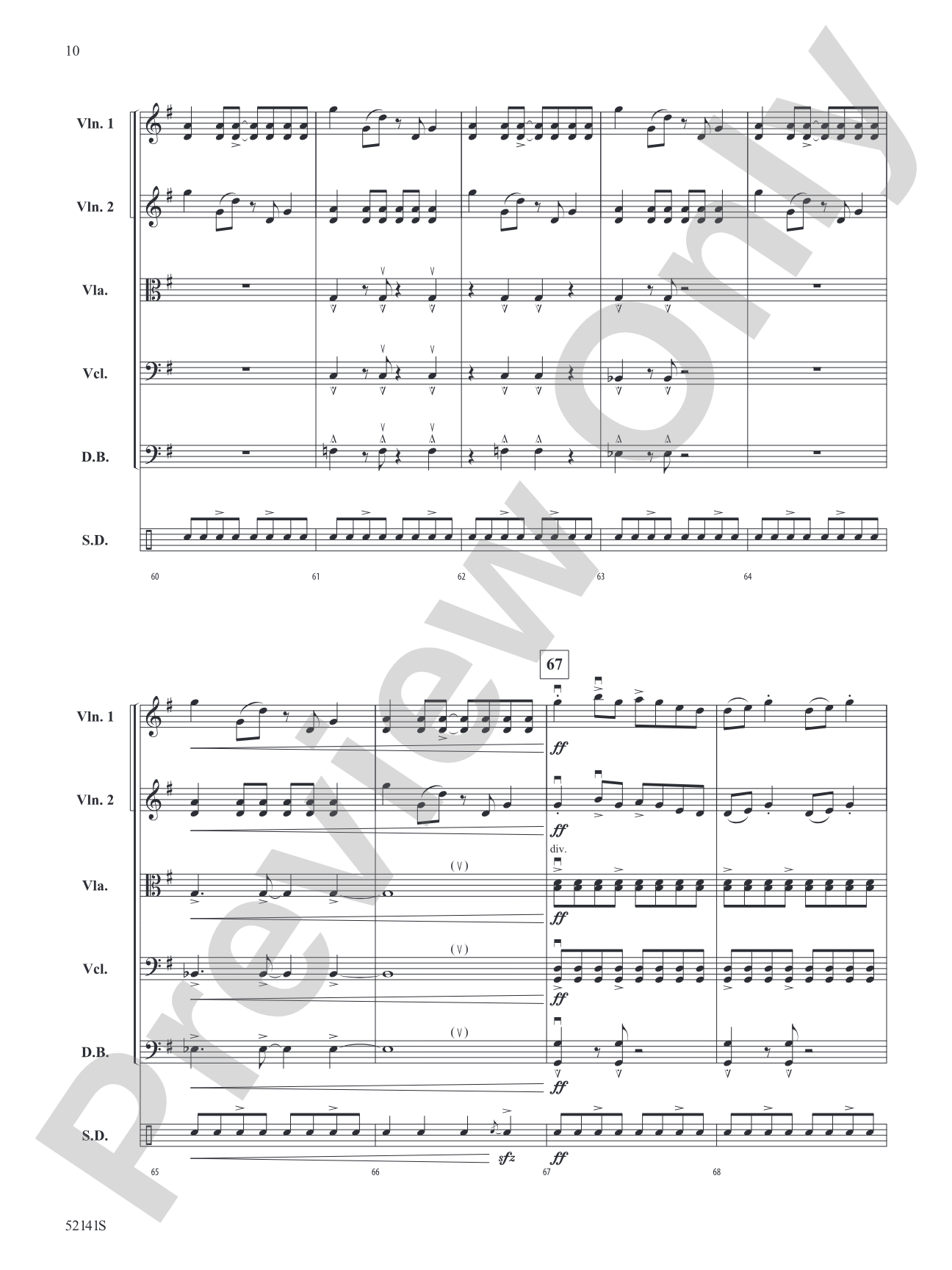The Mile-Tall River Wall: String Orchestra Conductor Score & Parts